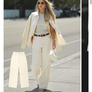 NWOT Parke x Aureum Wide Leg Jean